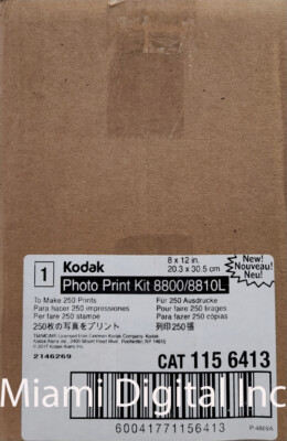 Kodak Photo Print Kit 8800 / 8810S 8x12 Thermal Paper & Ribbon