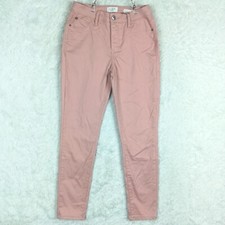 Curve Appeal Womens Jeans Minimalist Jegging Denim Pink Mid Rise 2 New