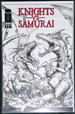 Knights vs Samurai #1 Cover C Variant (Image Comics 2024) 