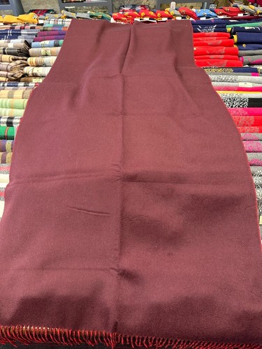 100% Cashmere Large Reversible Stole 167cm x 65cm Shawl RP £399 Made in Scotland - Picture 3 of 8