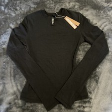 SMALL Skims Cotton Jersey Long Sleeve T-Shirt...