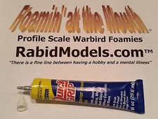 BEACON QUICK GRIP handy 1oz tube -clear, fast, waterproof flexible adhesive glue