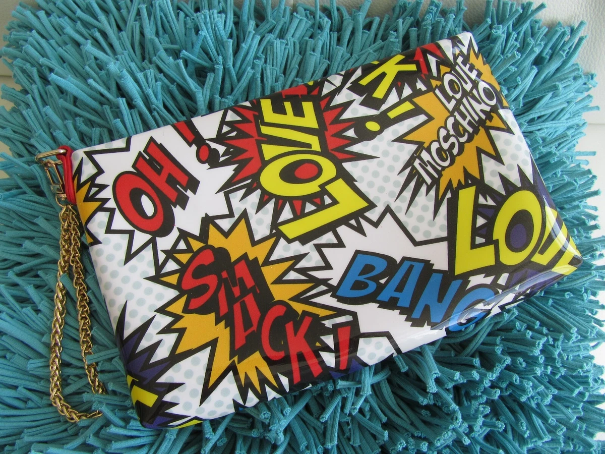 Moschino outlet pvc bag