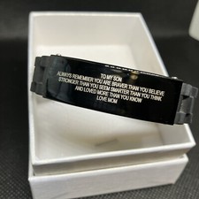 To My Son from Mom Bracelet 7.5  NWOT 1134