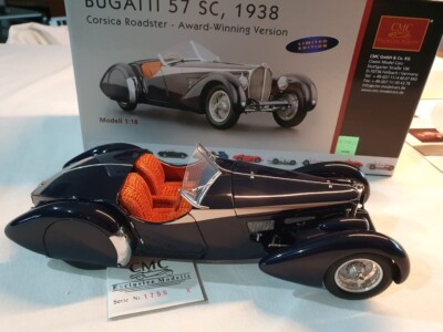 CMC 1:18 - 1 - Model car - Bugatti typ 57 SC Coupé Atlantic