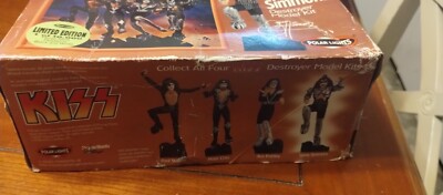 KISS Destroyer Model Kit Gene Simmons Limited Edition all parts