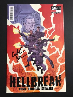 Hellbreak #1 1st Print Oni Press 2015 SIGNED BY Cullen Bunn VF