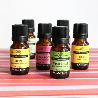 Plantlife 100% Pure Therapeutic Grade Essential Oil: 10ml for Health & Wellbeing