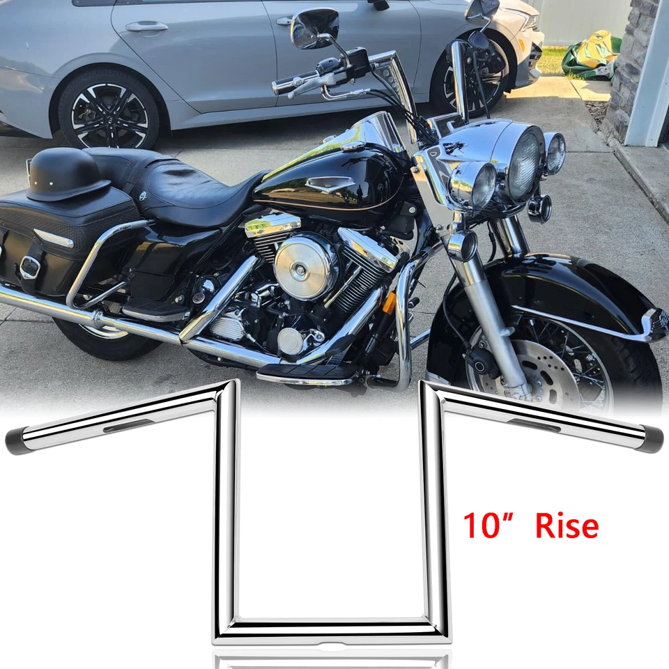 Manillar de suspensión de 10" de elevación 1" Z-Bar Ape para Suzuki Intruder 800 700 750 1400 1500 Foto 3 de 4
