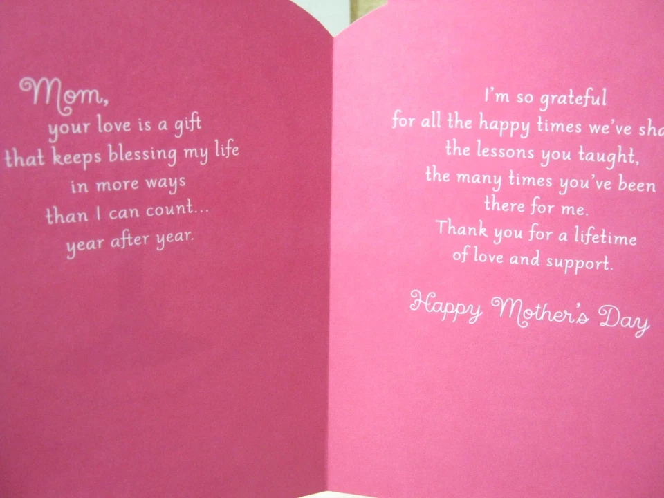 Thoughtful Thankful Mothers Day Card for  Special Mom - Image 2 of 3