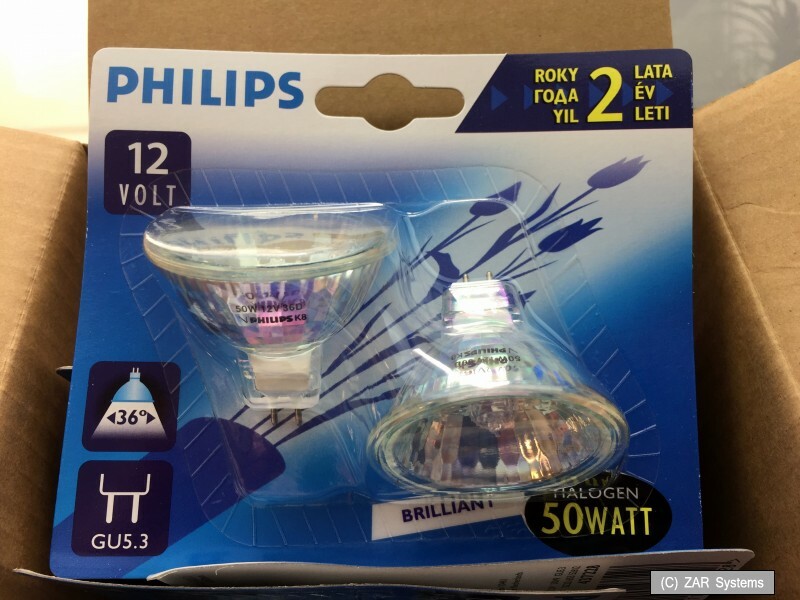 2 er Pack Philips Leuchtmittel Halogen brilliant 50 W 12 V online 