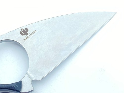TwoSun Mini 14C28N Micarta Fixed Blade Kydex Belt Sheath Knife TS467-14C28N - Picture 4 of 11