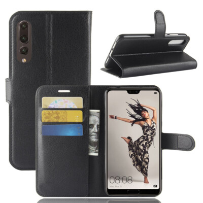 For Huawei P20 Pro/P20+ Flip Wallet Slot Case/Cover/Card Holder Kickstand Pouch