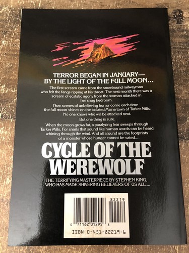 Stephen King. CYCLE OF THE WEREWOLF. Signet, 1985. 1st PB ed. Scarce/Great Cond - Picture 3 of 11