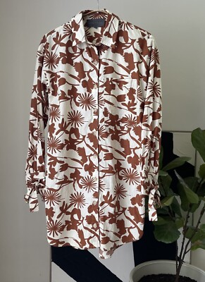 Women's Anthropologie Sunday in Brooklyn Floral Shirt Mini Dress