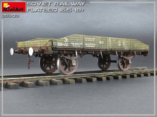 MiniArt 35303 1/35 Soviet Railway Flatbed 16,5-18t - Picture 11 of 12