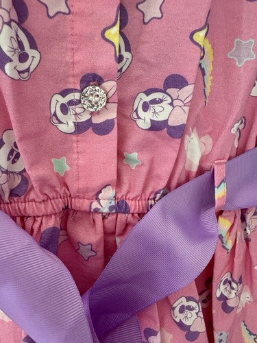 Genuine Disney Store Girls pink Minnie Dress - Age 3 /4 Years, BNWTGs Disneyland - Foto 3 di 12