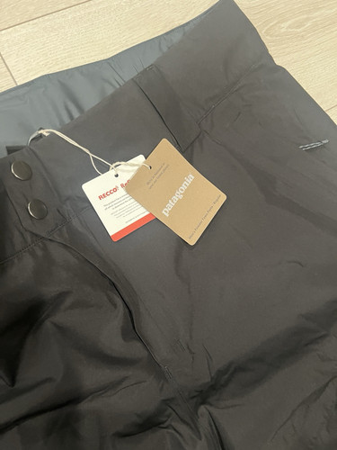 NWT Patagonia Men’s Powder Town Ski Snow Pants Black Mens L - Picture 4 of 4