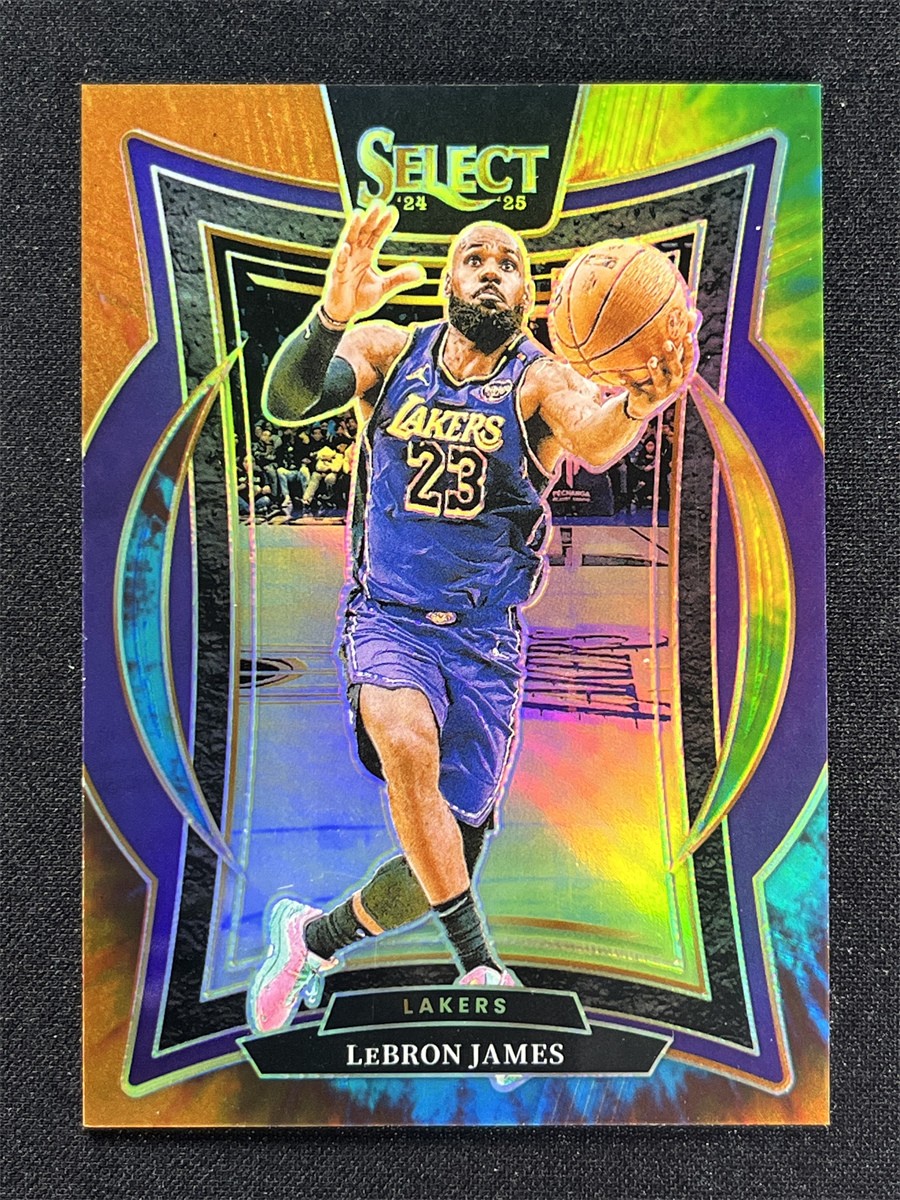 2024-25 Panini Select LeBron James #54 Concourse Tie-Dye Prizm Lakers /25