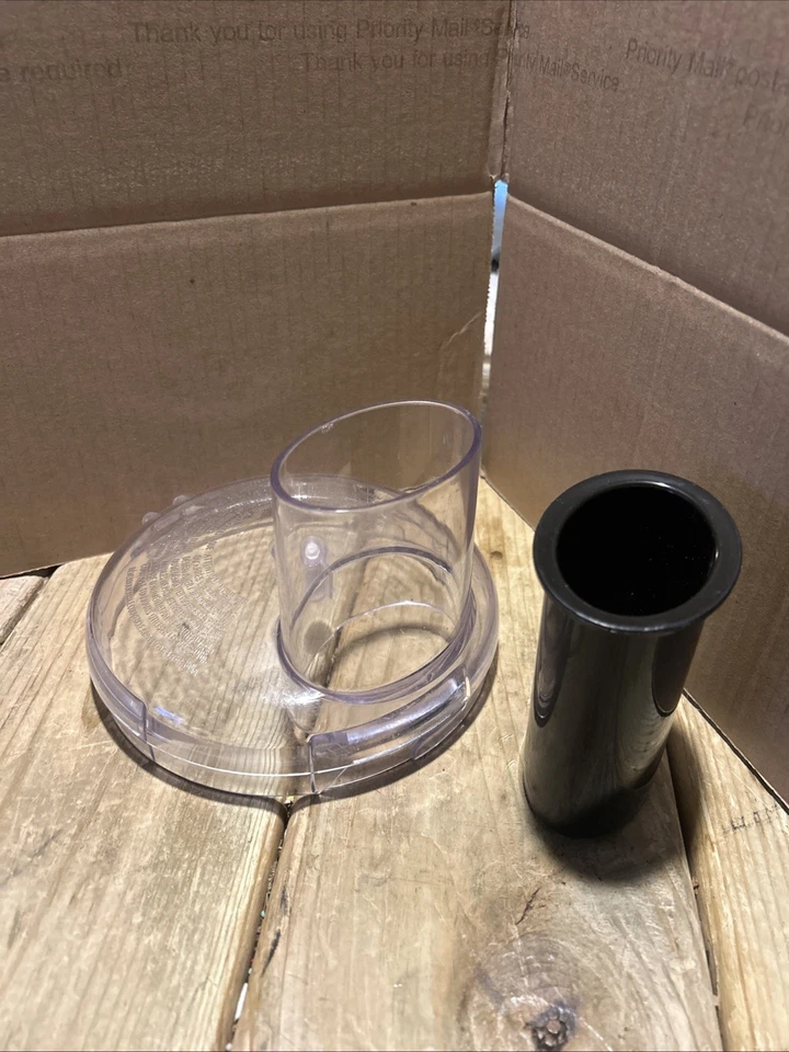 Black & Decker FP1600 FP1700 FP1800 Food Processor 8 Cup Work Bowl Lid w/ Pusher - Image 3 of 4