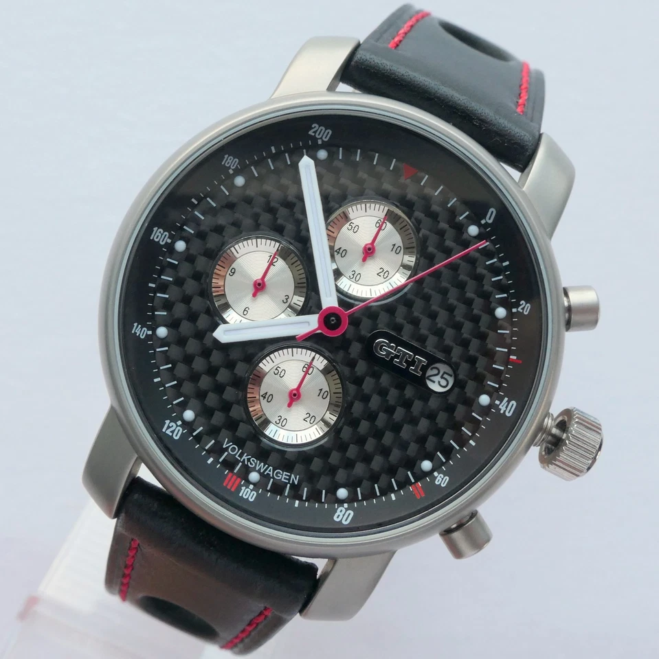 VW Volkswagen Racing R32 GTi Driver Sport Race Car Accessory Watch Chronograph - Image 4 of 4