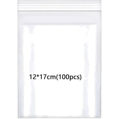 100 Stück 12x17 cm resistente Kunststoffbeutel   Ideal für Aufbewahrung & Schutz