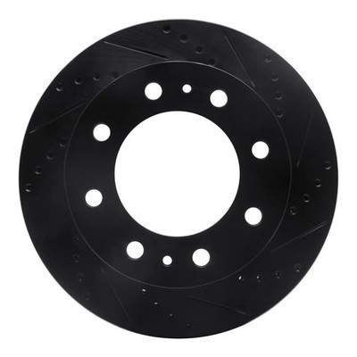 For Chevy P30 85-89 Brake Rotor eLINE Drilled & Slotted 1-Piece Front Passenger