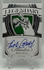 Bob Cousy 2023-24 Panini Flawless Legendary Scripts On-Card Auto /25! Celtics