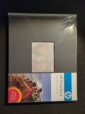 HP Q8790A Expandable Photo Book Sealed 25 pgs 8.5x11" Charcoal/Silver