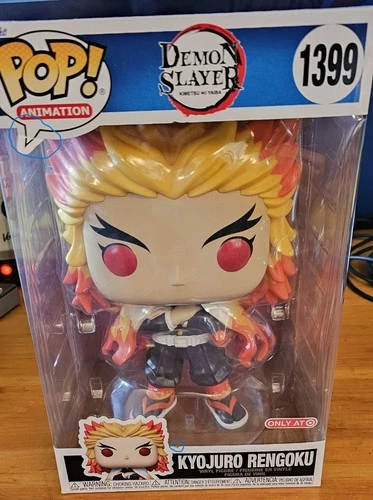 JUMBO FUNKO POP 10" DEMON SLAYER: KYOJURO RENGOKU #1399 (TARGET EXCLUSIVE)