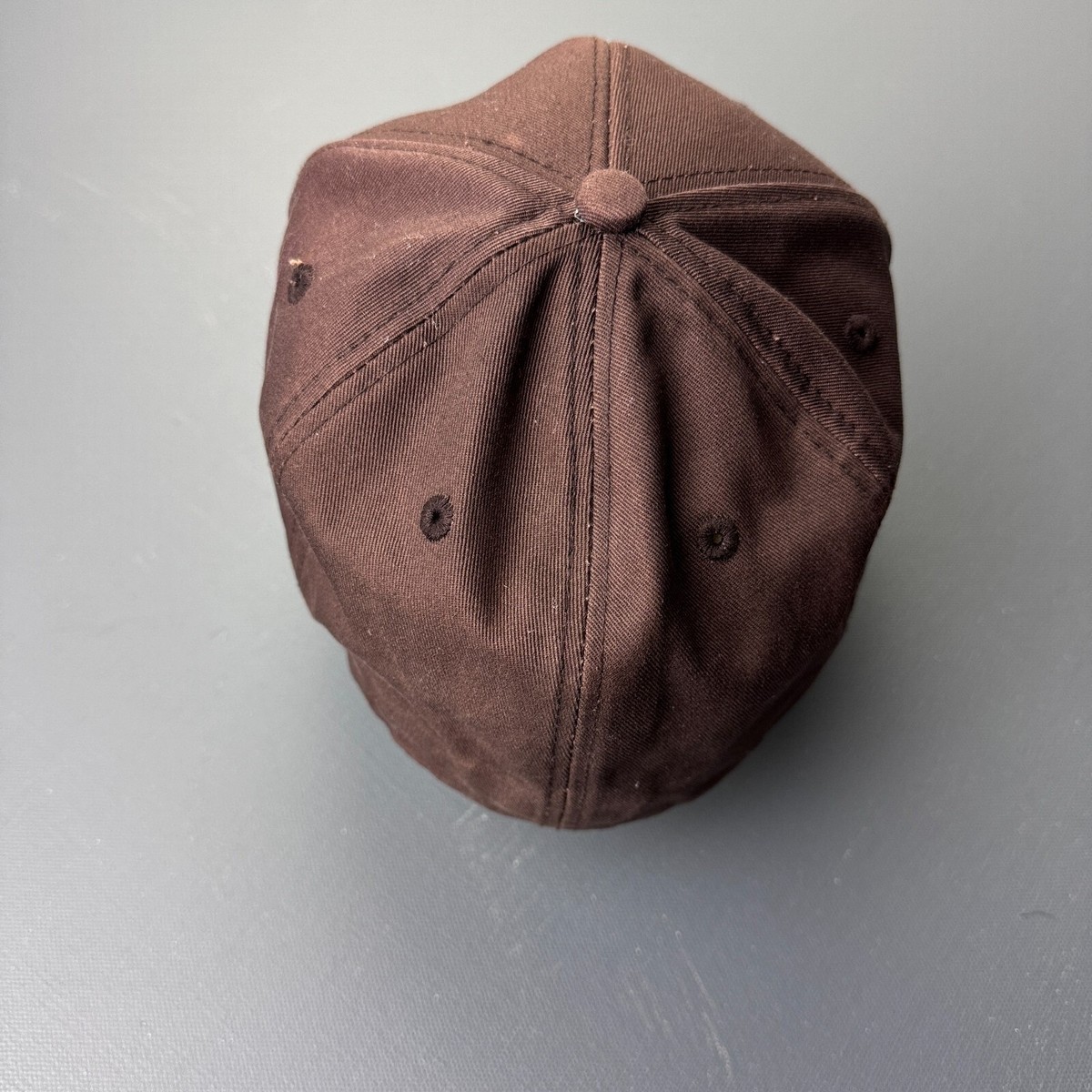 Dickies Baseball Cap Men's Small Brown Embroidered Logo Adjustable Workwear OSFA View 4