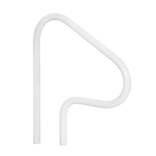 SAFTRON P-326-RTD-W 3 Bend Return to Deck Polymer Swimming Pool Handrail Polymer