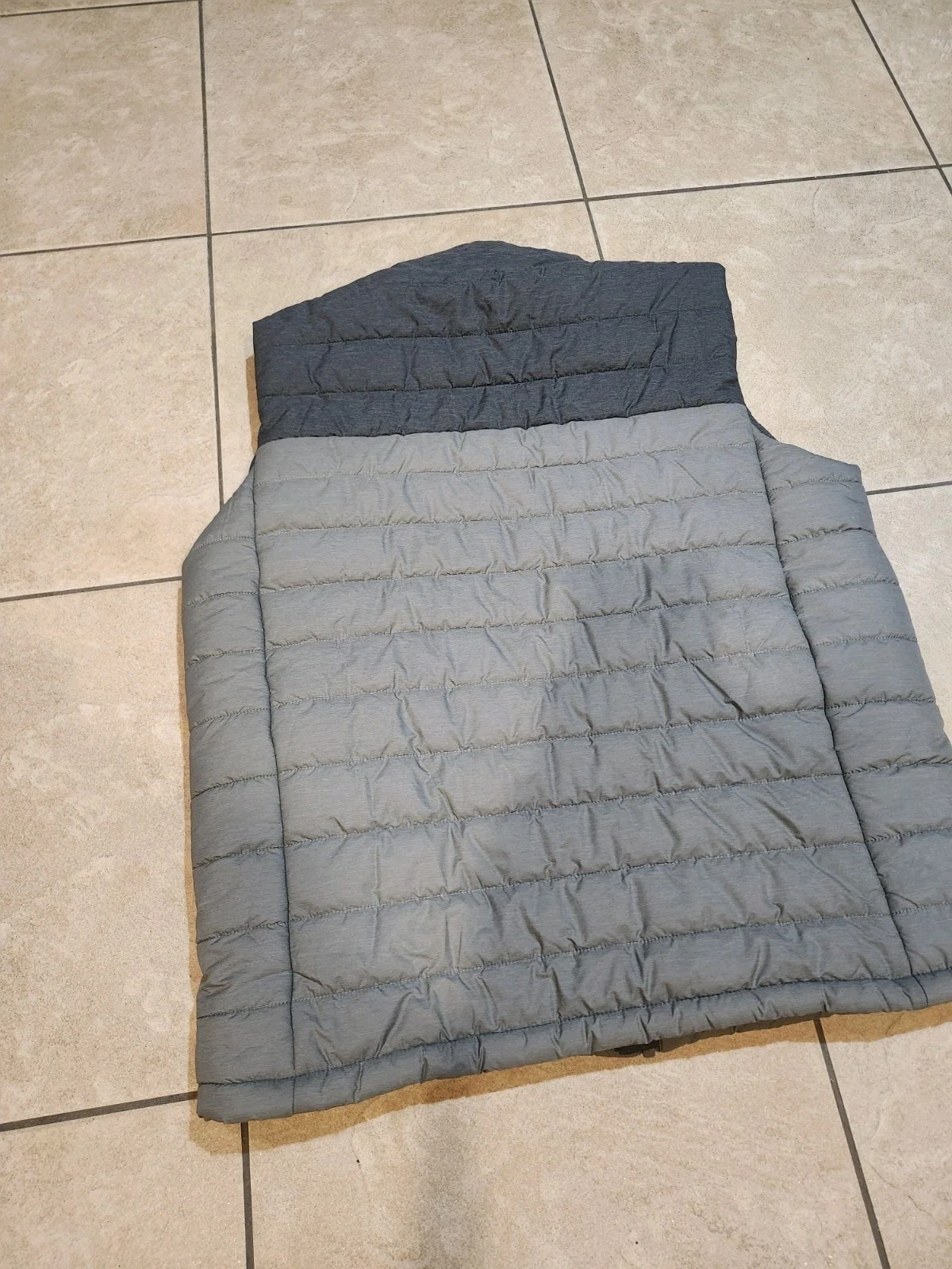 NWT Venustas Heated Puffer Vest Gray Mens Large No Battery image 13