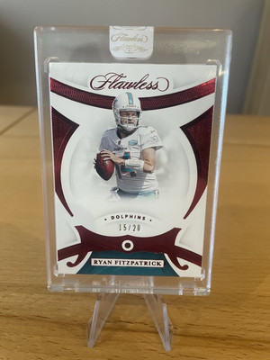 2020 Panini Flawless Ryan Fitzpatrick Ruby /20