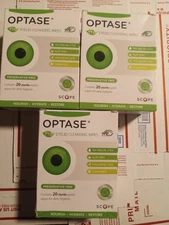 3x OPTASE TTO Eyelid Cleansing Wipes 20 sterile wipes ea. 
