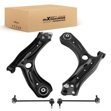2X QUERLENKER + 2X KOPPELSTANGE VORDERACHSE LH+RH FOR SEAT IBIZA VW POLO AUDI A1