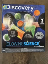 Discovery Kids GLOWING Science Experiment Kit  Educational For Kids New Open Box