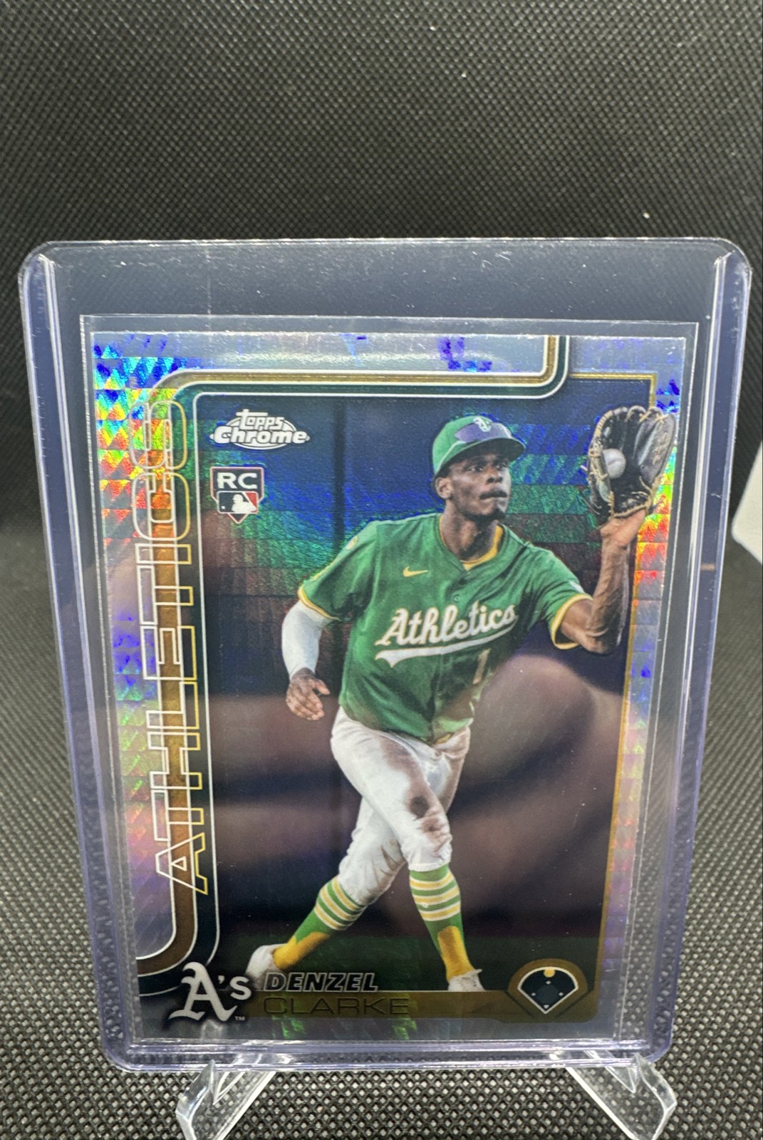 2025 Topps Chrome Update Series - Denzel Clarke #USC15 Prism Refractor (RC)