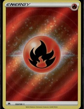 Fire Energy Texture Full Art Ultra Rare Crown Zenith 153/159 Basic Energy Holo P