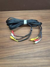 Standard Video Audio Stereo Connector Cable RCA x3 Length 12 ft