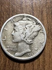1935-S Mercury Dime - Actual Silver Coin  Shown Same Day Shipping