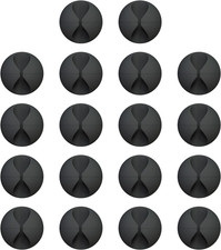 18 Pack Mini Cable Clips, Cord Organizer Holder Adhesive Cord Management Charge