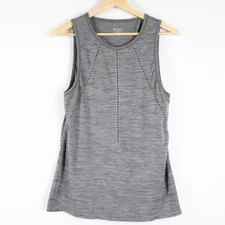 Athleta Tank Top Sz S Heather Gray Athletic Workout Sleeveless Foothill Seamless