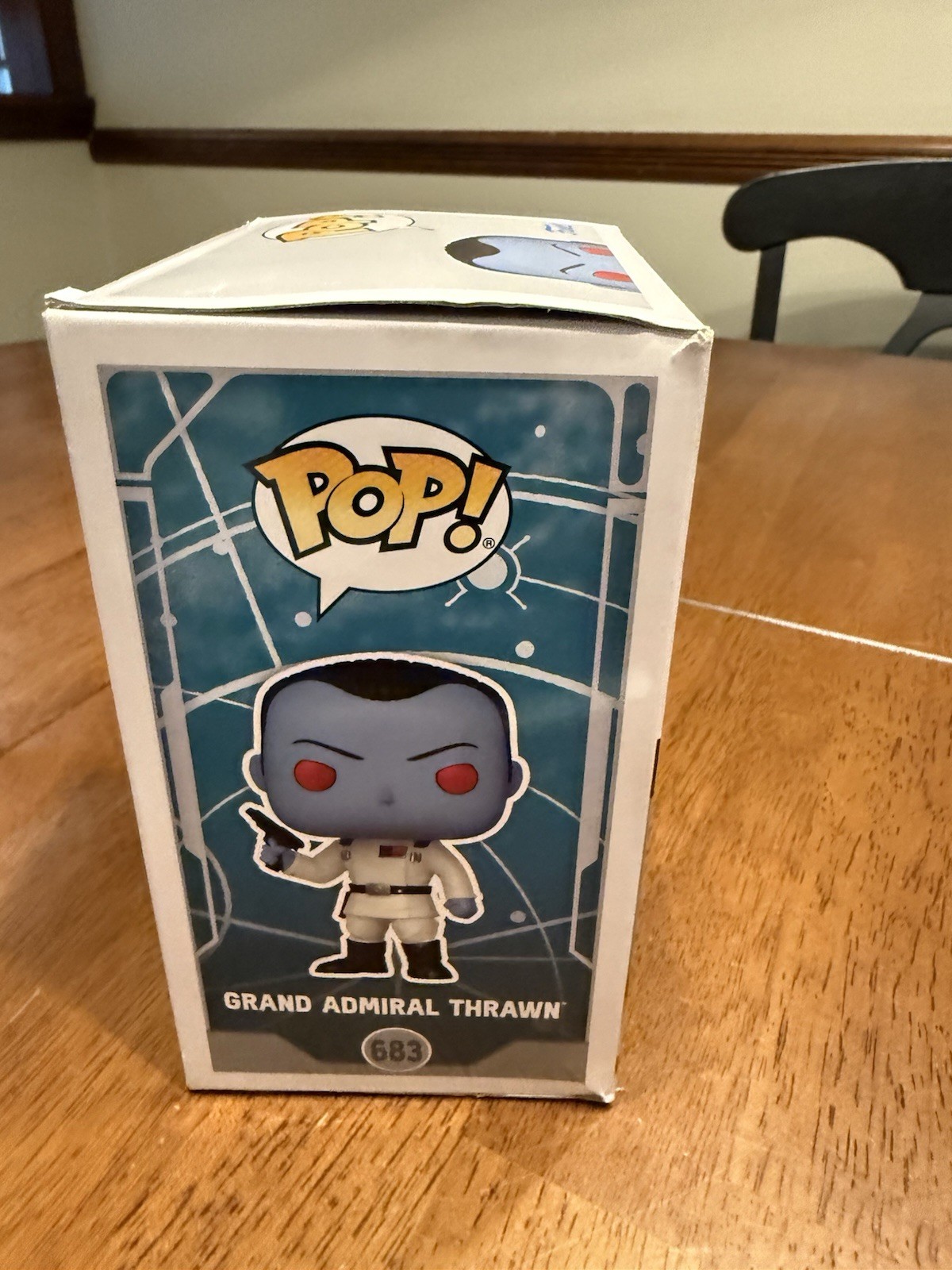 Lars Mikkelsen Actor Signed #683 Star Wars GA Thrawn FUNKO POP Vinyl JSA COA