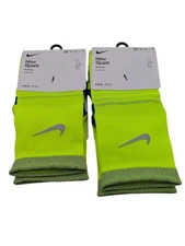 2 Pair Nike Spark Dri-Fit Running Cushioned Ankle Socks Men's Size 10-11.5 New