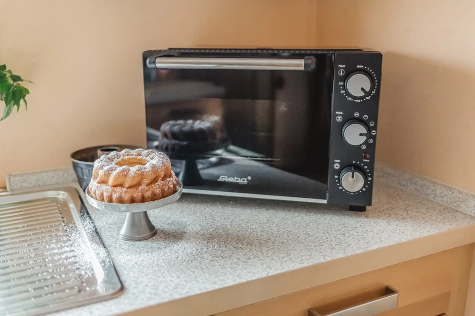 Steba KB M19 Mini-Backofen 19 l – Umluft, Doppelglas, Timer, Grillrost & Blech - Bild 2 von 4