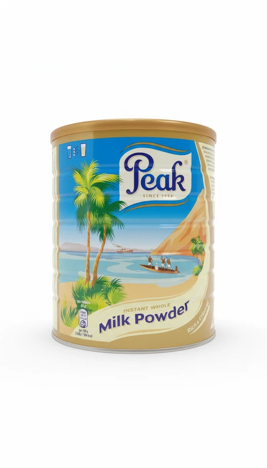 2 x Leche entera en polvo seca Peak 2500 g | Rica y cremosa | Leche Premium | Ex-10/26 Foto 2 de 4