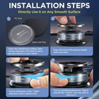 360° Adjustable Magnetic Vacuum Suction Cup Car Phone Holder Mount for MagSafe