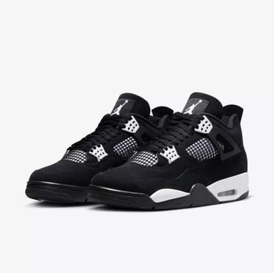 Nike Air Jordan 4 ''White Thunder'' Retro Men s Mid Top Basketball Shoes Size 11