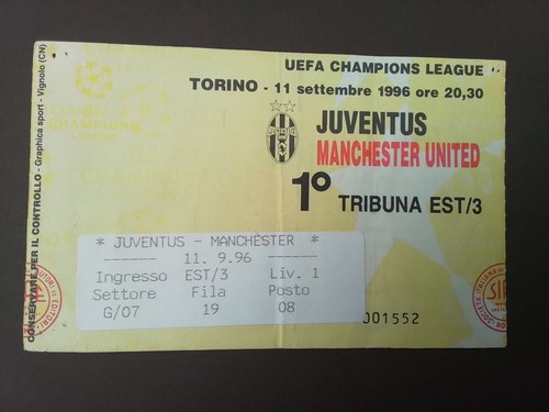 Zidane Juventus Champions League Debüt Juventus - Manchester United 1996